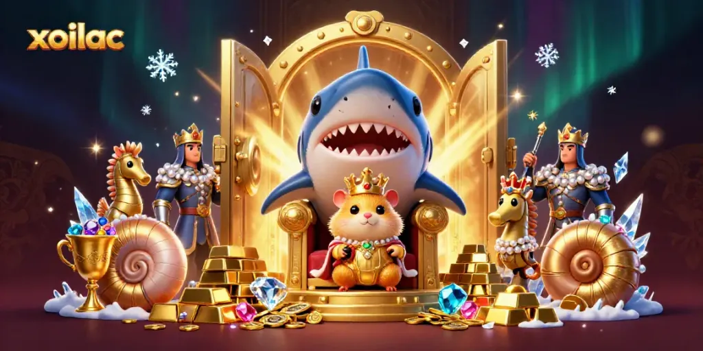 Engage with xoilac's thrilling online gaming scene filled with adventure and treasure.