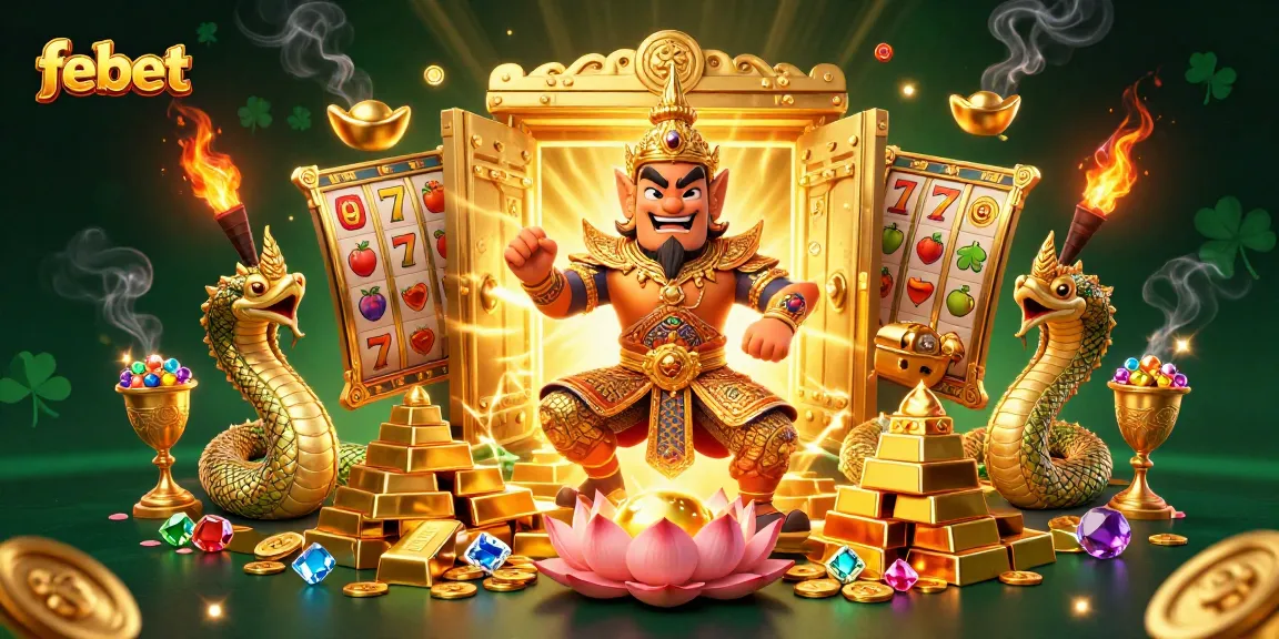 Experience winning thrills with febet as golden treasures burst from a vault.