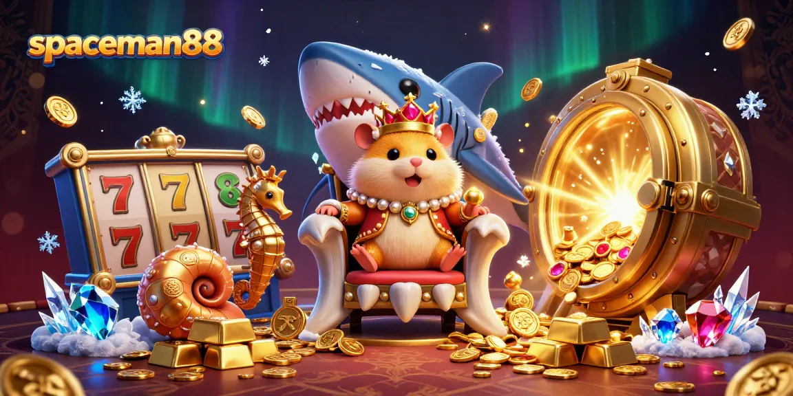 Engage with spaceman88 in a thrilling casino world featuring a golden hamster king and riches.
