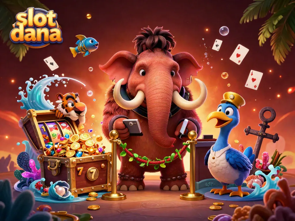 Menyaksikan bouncer mammoth kasino memeriksa ID pengunjung dengan slot dana dan simbol slot yang menakjubkan di sekitar mereka.