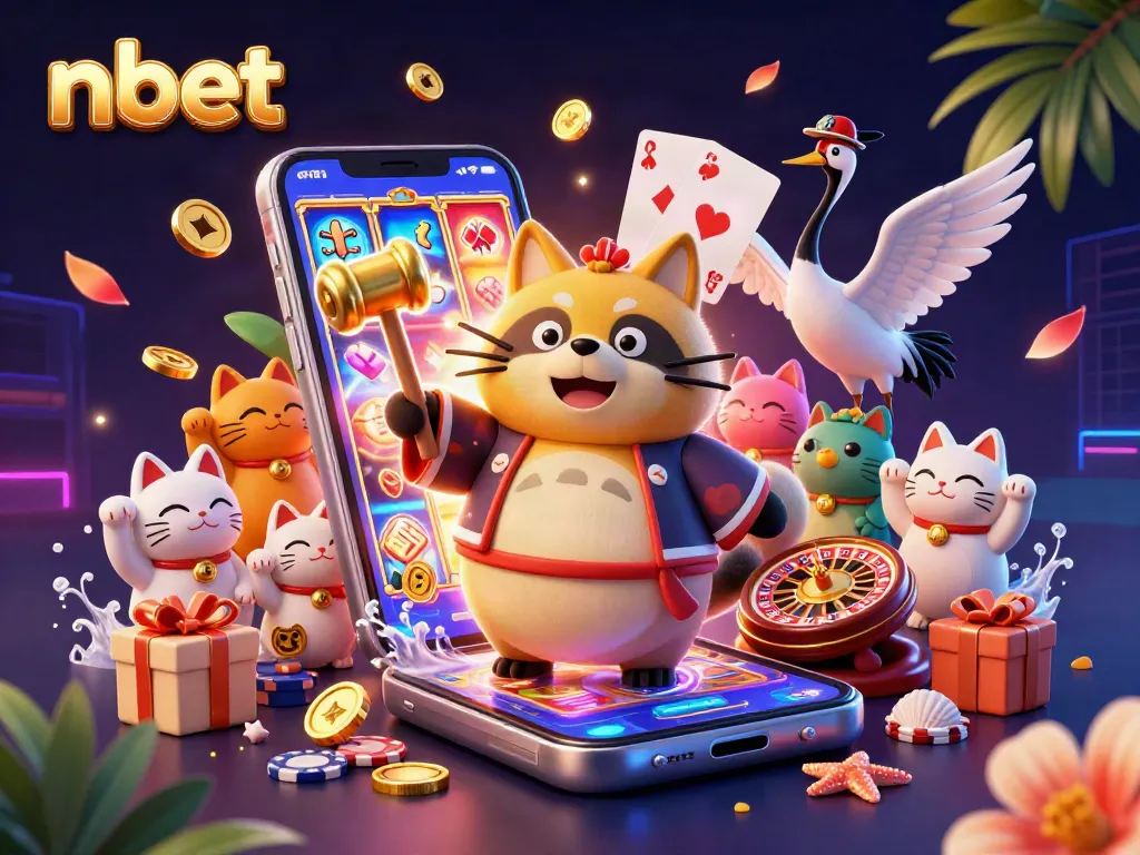 Spin the reels and win big with nbet’s vibrant casino experience featuring cheerful characters.