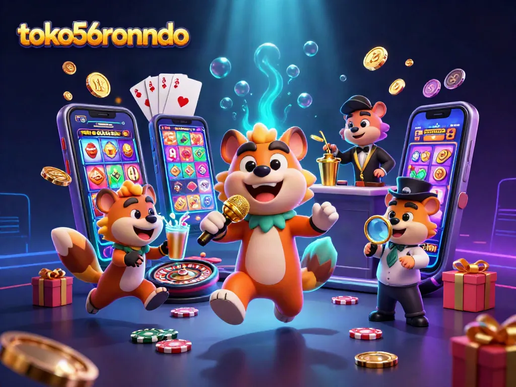 Toko56ronaldo menawarkan pengalaman asyik dengan slot game, koin emas, dan karakter unik di kasino.