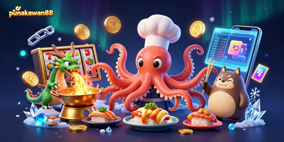 Punakawan88 delivers an engaging gaming experience with vibrant illustrations of characters enjoying online slots.