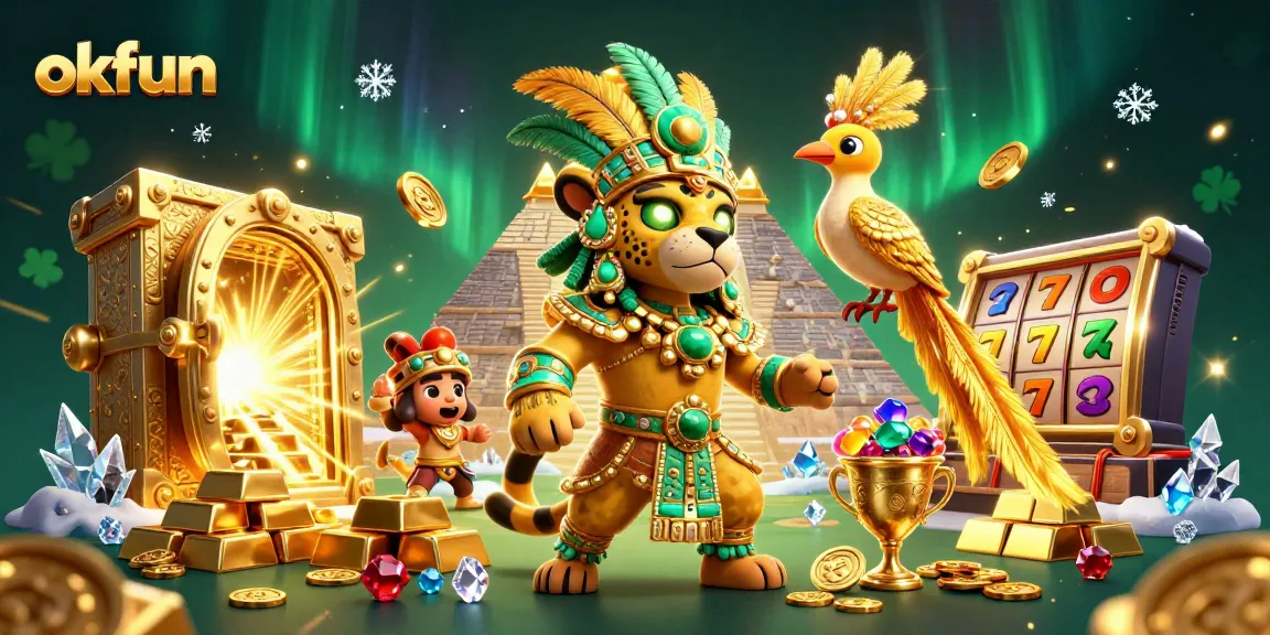 Experience the thrill of okfun with vibrant slots and wealth in this rich casino scene.