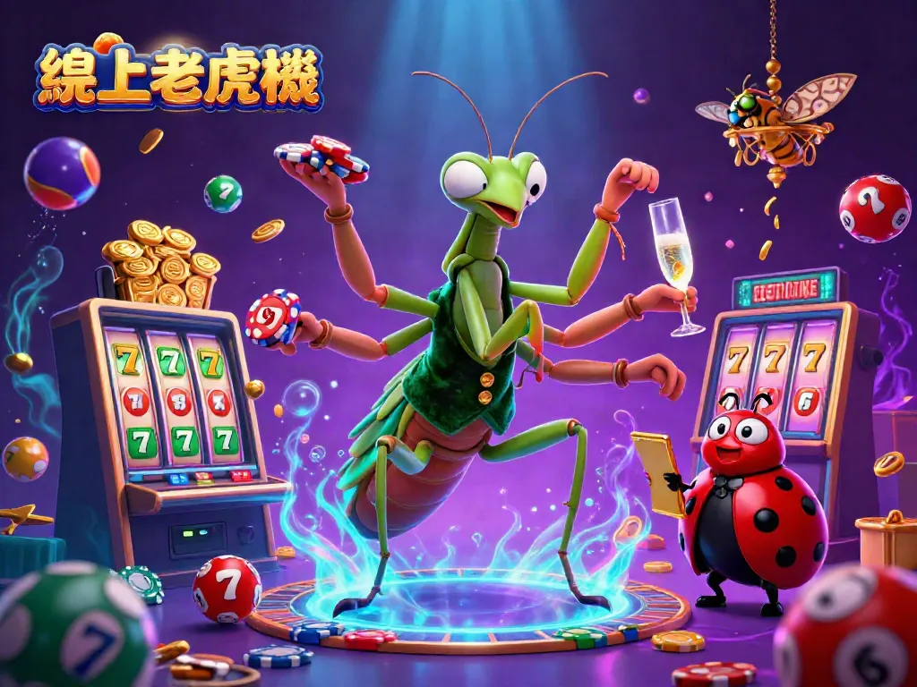 Engage with thrilling 線上老虎機 action in a vibrant 3D casino scene featuring lively characters.