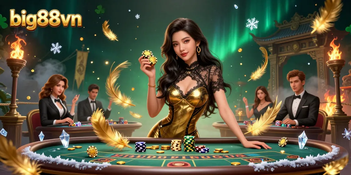 Join the high-stakes action at big88vn, where confident players engage at exclusive baccarat tables.