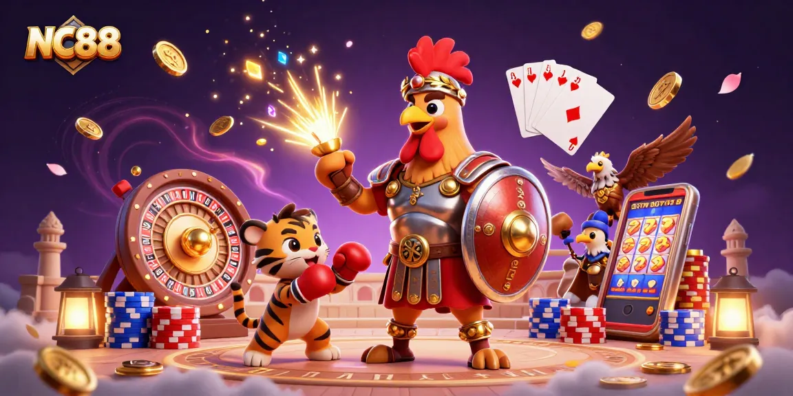 Engage with NC88's thrilling online gaming experience featuring dynamic 3D action.