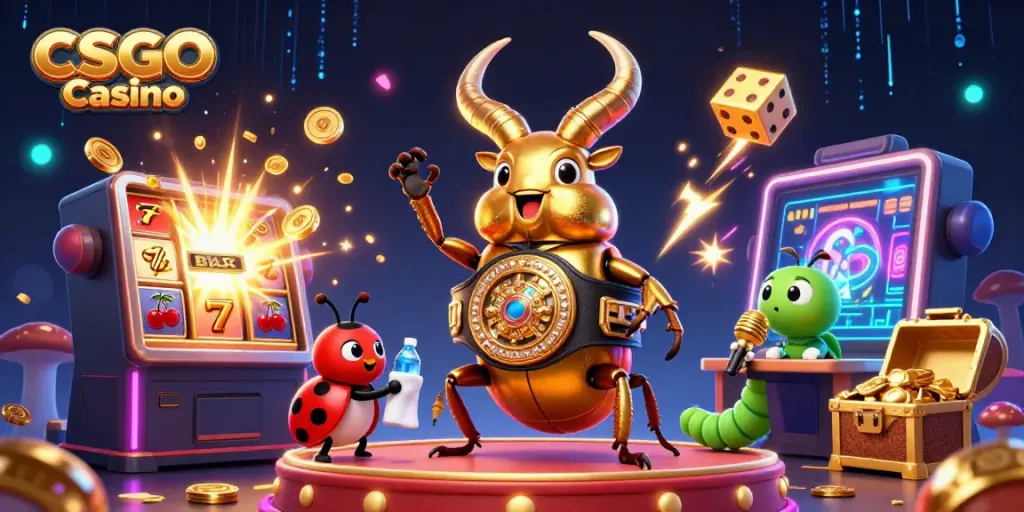 Win big at CSGO Casino with thrilling games and vibrant elements bursting with excitement.