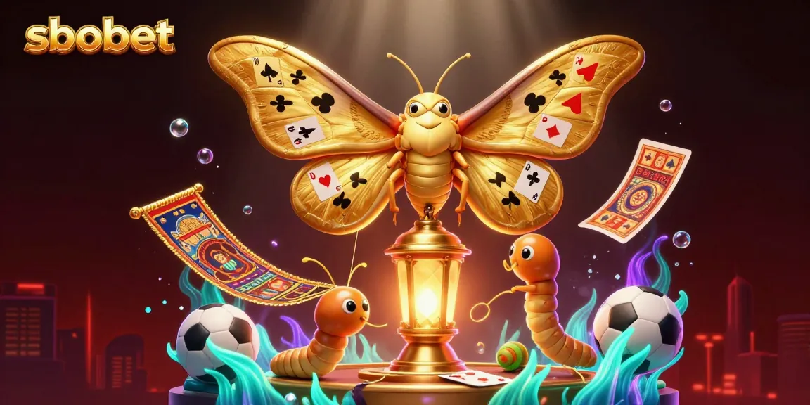 Bet on sbobet for exciting sports betting with vibrant casino-themed 3D illustration.