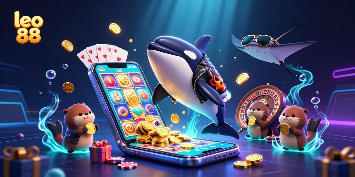 Engage with exciting leo 88 slot gameplay featuring vibrant characters and rich casino elements.