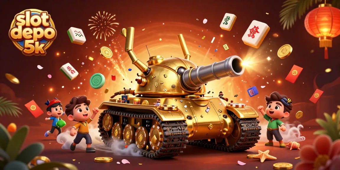 Experience the thrill of slot depo 5k with an enchanting casino tank illustration.