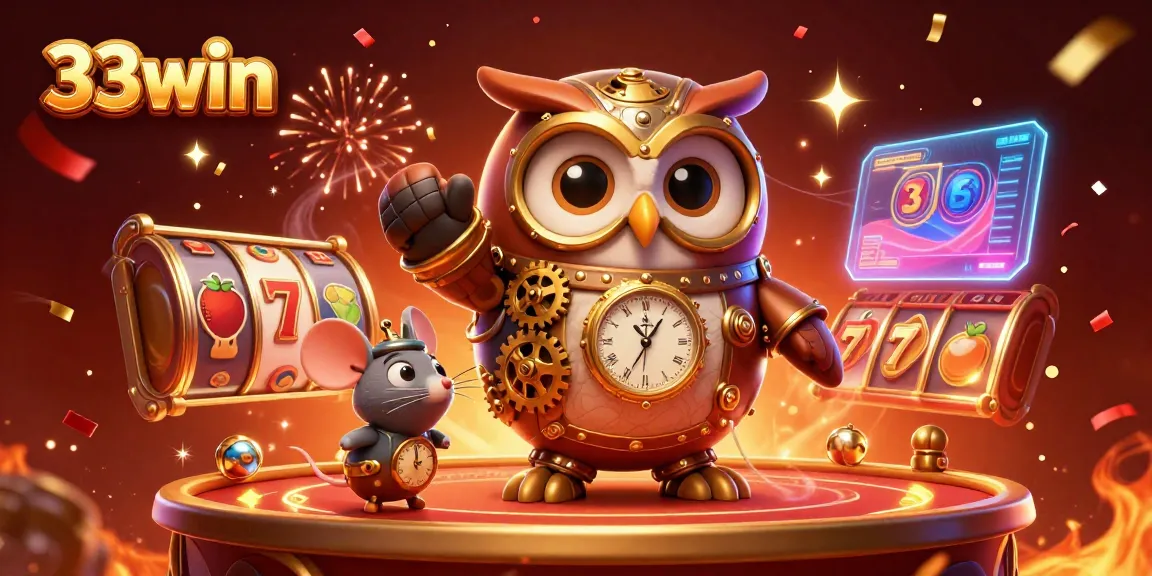 Engage with 33win's thrilling casino scenes featuring vibrant characters and spectacular game elements.