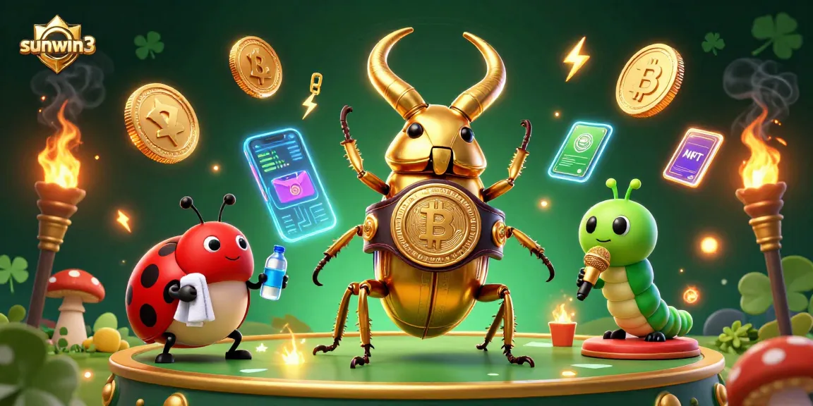 Bet on sunwin3 with epic 3D casino battles featuring unique characters and dynamic crypto visuals.