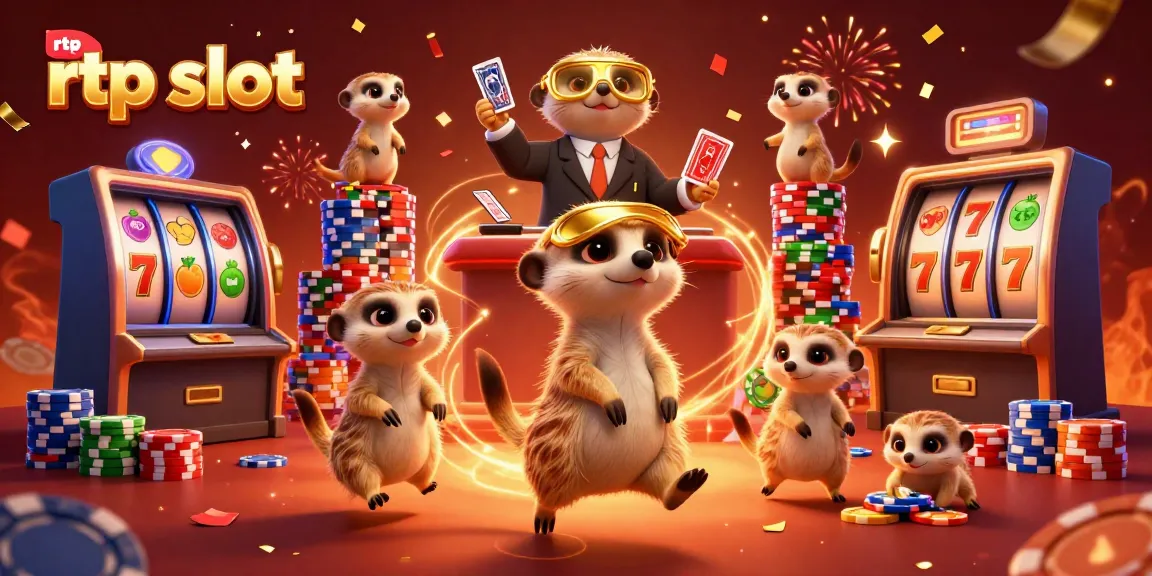 Engage with the excitement of rtp slot games as meerkats run a vibrant casino operation with dynamic elements.