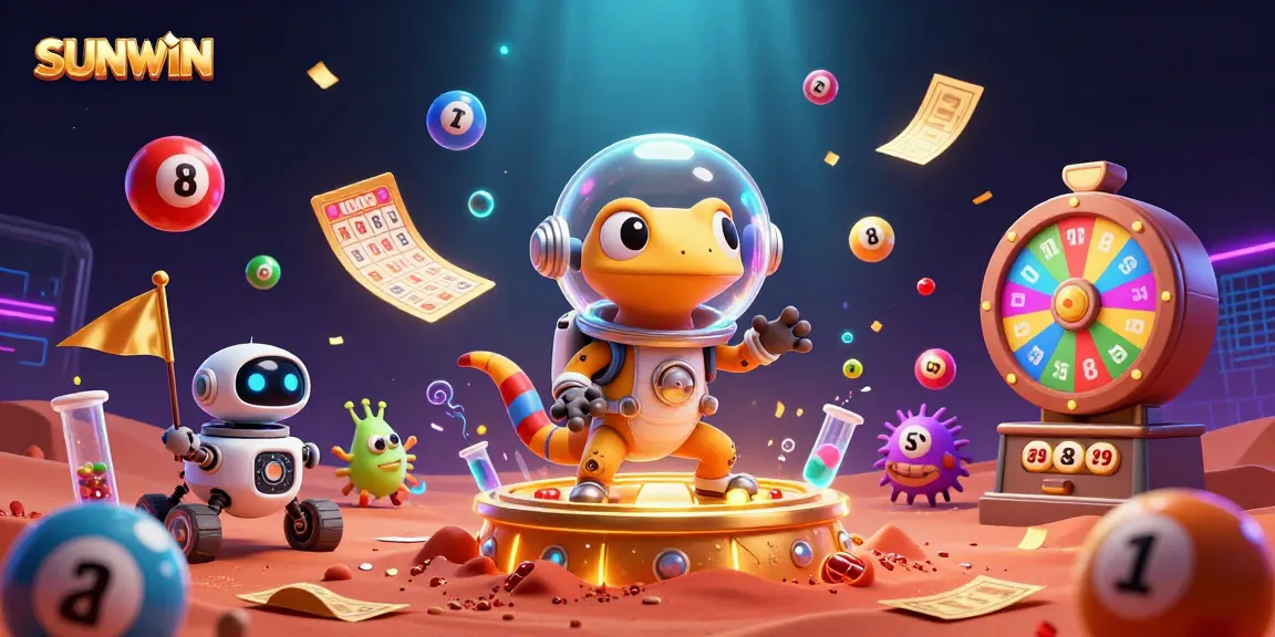 SUNWIN invites gamers to a vibrant casino adventure with a Martian gecko and golden surprises