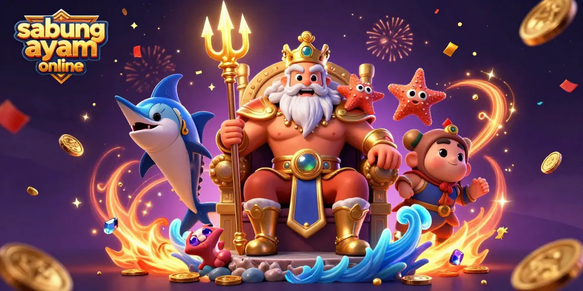Experience the thrill of sabung ayam online with vibrant 3D visuals in a dynamic fighting arena.