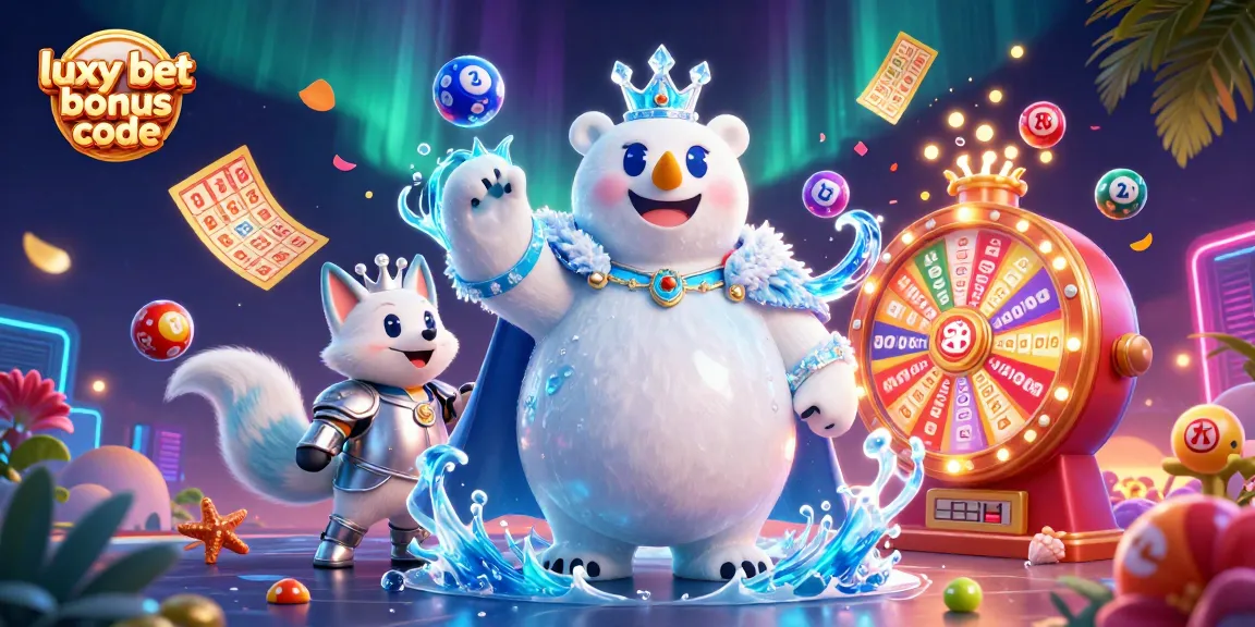 Win exciting prizes with luxy bet bonus code in this vibrant lottery-themed illustration.