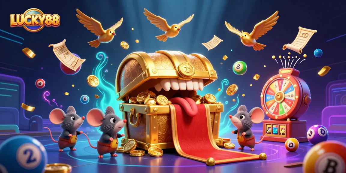 LUCKY88 unveils thrilling lottery excitement with golden treasures and dynamic game elements.