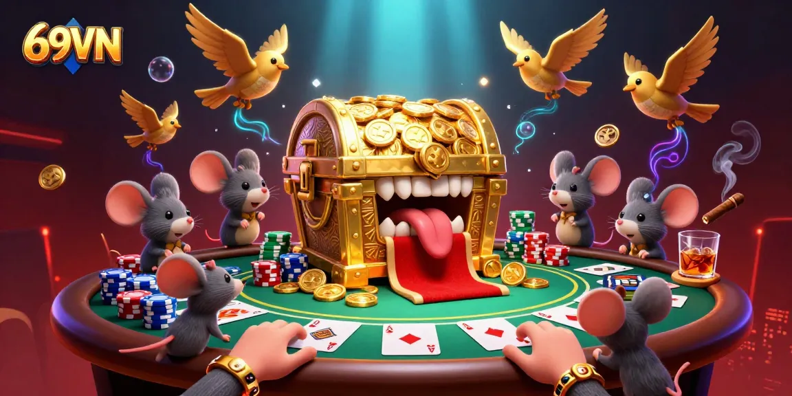 Experience the thrill of winning at 69VN's vibrant gaming scene filled with treasures and excitement.