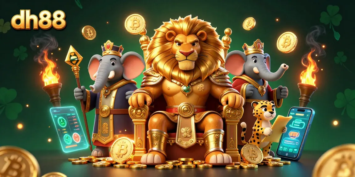 Engage in thrilling games at dh88, where vibrant characters illuminate the excitement of online gambling.