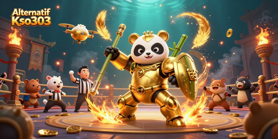 Alternatif Kso303 hadir di arena judi dengan panda emas dan robot, meraih kemenangan dengan strategi menang.